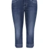 Mac Jeans Denim | Gifts Under £250^Mac Dream M Capri Cropped Jeans 5469 0355 D853 Dark Used Denim
