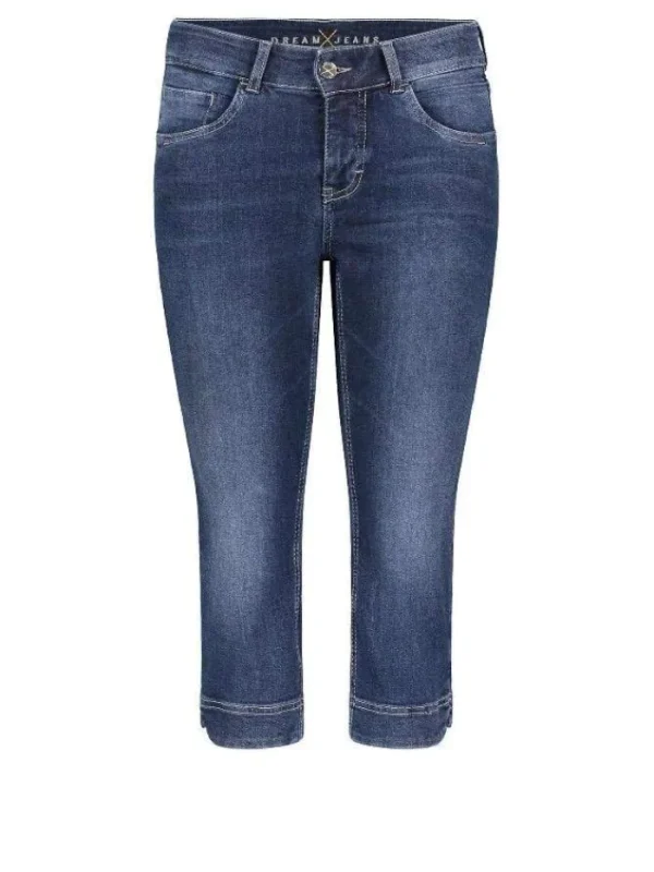 Mac Jeans Denim | Gifts Under £250^Mac Dream M Capri Cropped Jeans 5469 0355 D853 Dark Used Denim