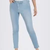 Mac Jeans Denim^Mac Dream M Chic Summer Blue Wash Cropped Jeans 5471 0355L D427