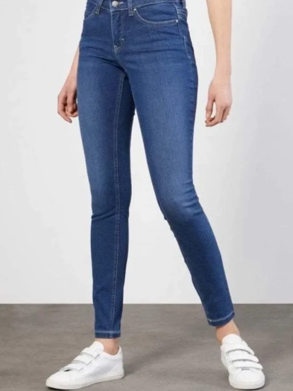Mac Jeans Denim | Gifts Under £250^Mac Dream M Skinny 5402 0355L Jeans Mid Blue Authentic Wash D569