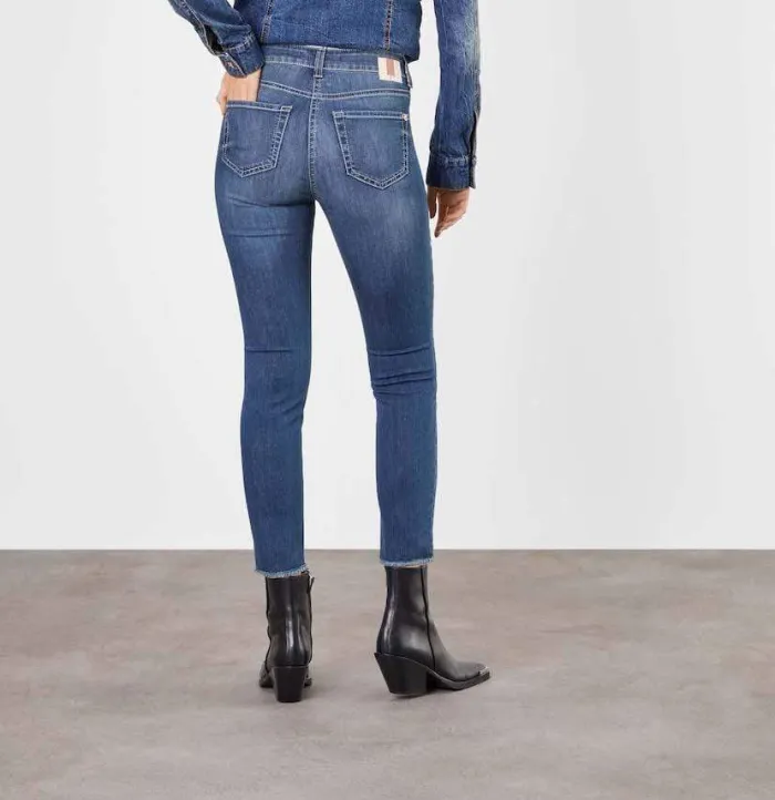 mac_dream_m_slim_straight_1.webp Mac Jeans Denim^Mac Dream M Slim Straight Fit 5943 0380L Jeans D823 Vintage Wash
