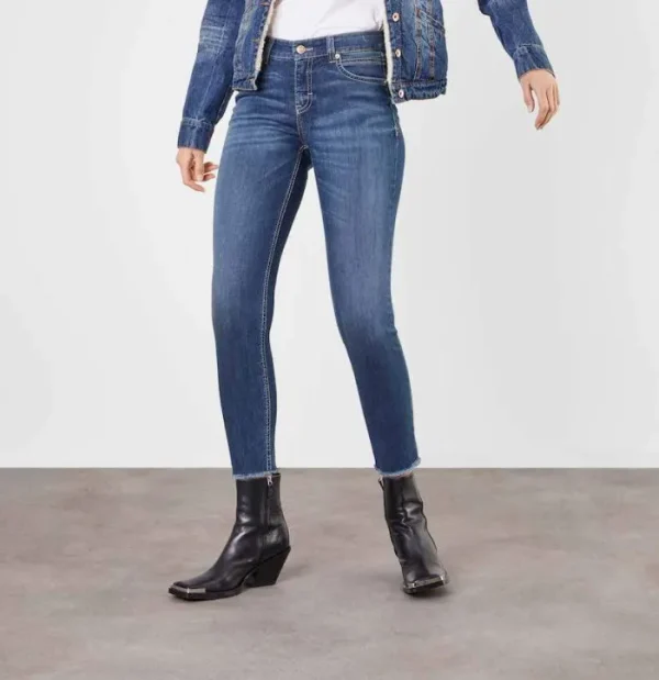 Mac Jeans Denim^Mac Dream M Slim Straight Fit 5943 0380L Jeans D823 Vintage Wash