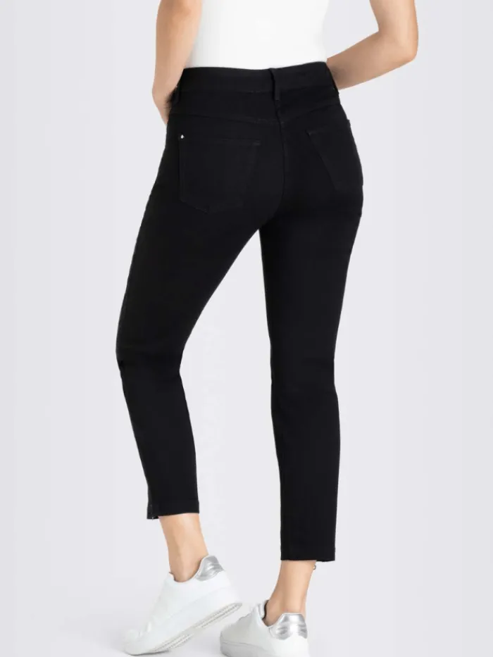 mac_dream_m_summer_chic_c_1.webp Mac Jeans Denim | Gifts Under £250^MAC Dream M Summer Chic Cropped Jeans In Black-Black 5471 0355L D999