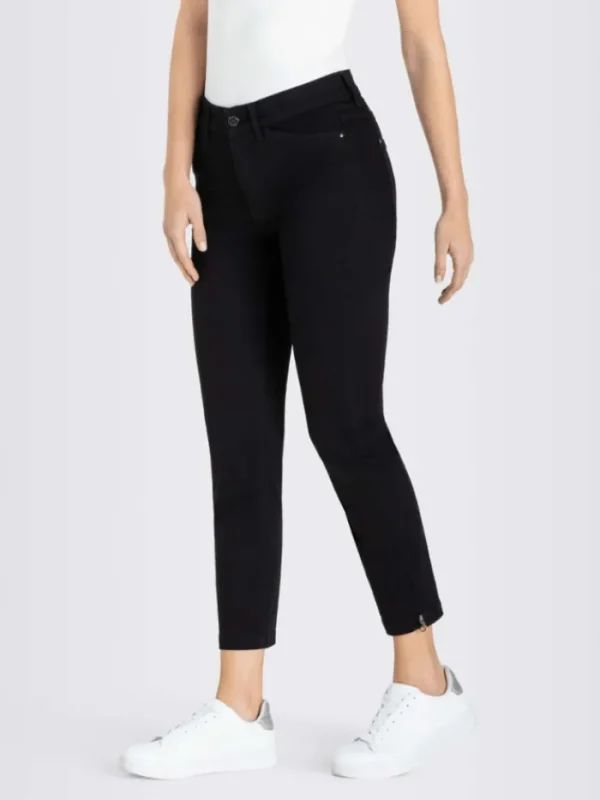 Mac Jeans Denim | Gifts Under £250^MAC Dream M Summer Chic Cropped Jeans In Black-Black 5471 0355L D999