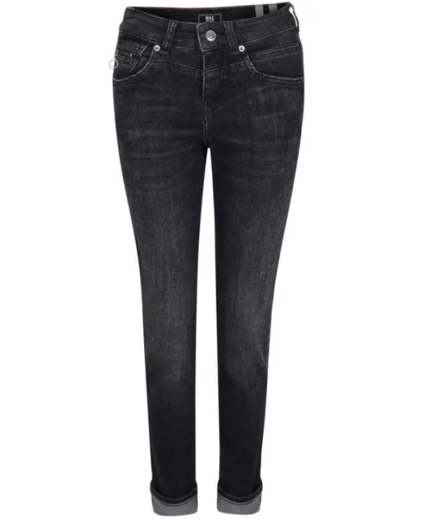 Mac Jeans Gifts Under £100^Mac Dream SS Rich Slim Sparkle 5904 0389 Jeans D993 Black Laser Wash
