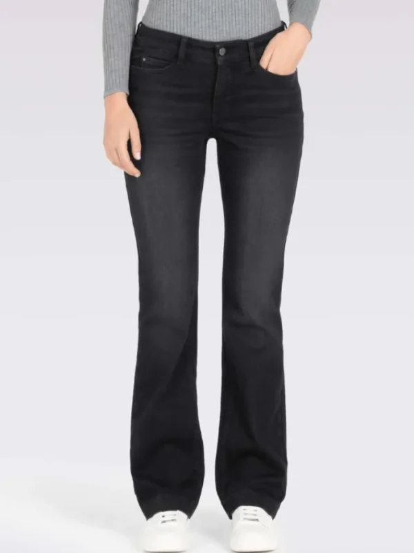 Mac Jeans Denim | Gifts Under £250^DREAM BOOT Women's Authentic Jeans In Black Used Wash 5429 0