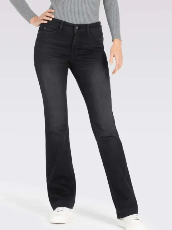 Mac Jeans Denim | Gifts Under £250^DREAM BOOT Women's Authentic Jeans In Black Used Wash 5429 0