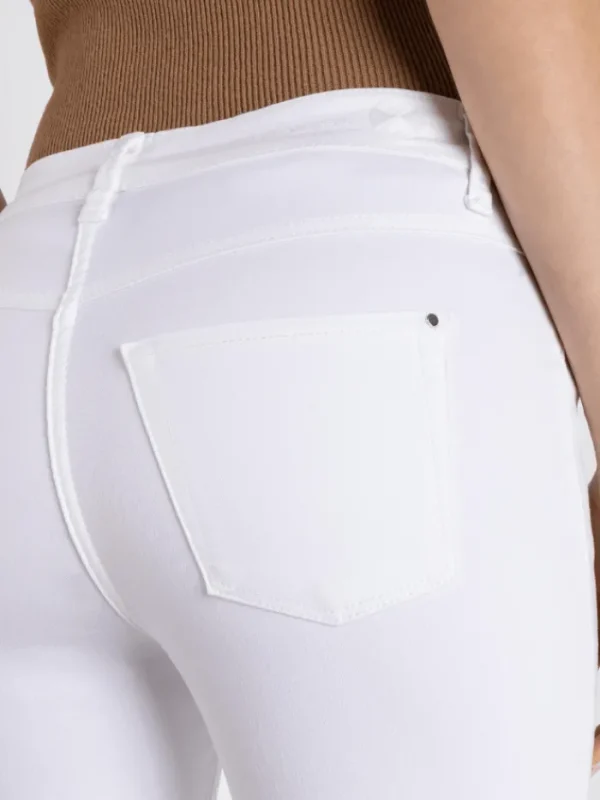 Mac Jeans Denim^WHITE M Dream Chic Cropped Jeans 5471 0355L D010