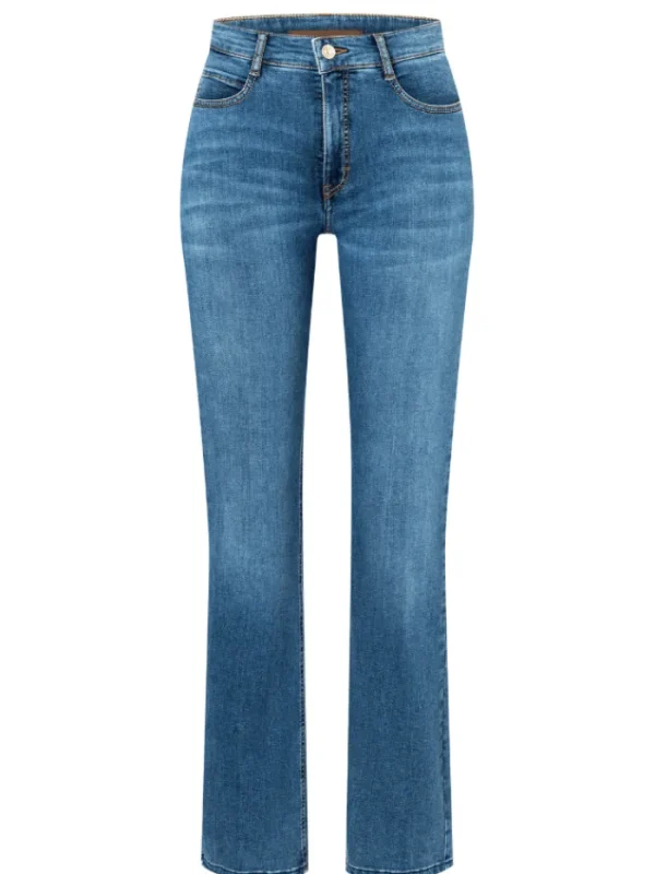 Mac Jeans Denim | Gifts Under £250^Women's DREAM BOOT Fringe Authentic Blue Jeans 5221 0387L D5