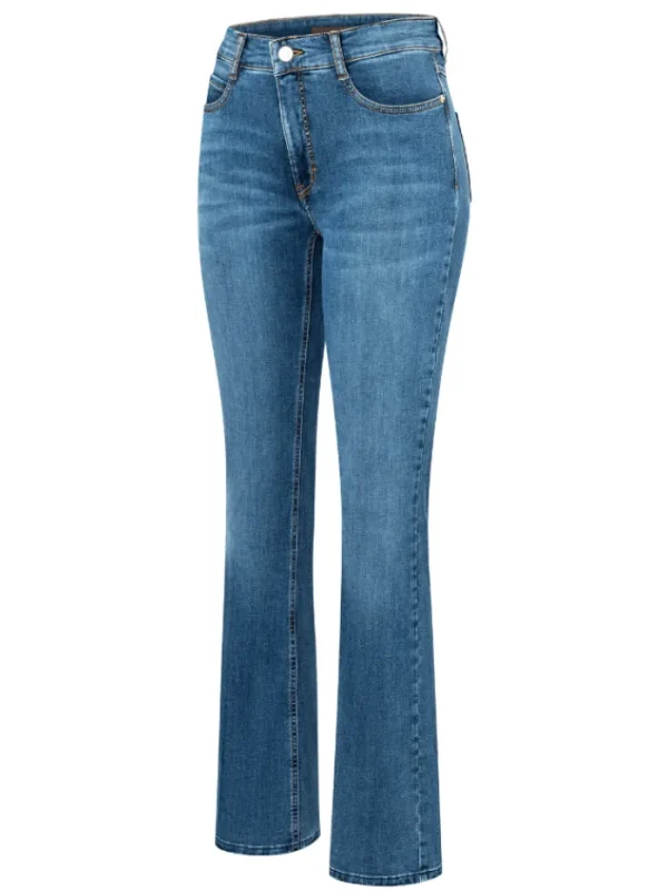 Mac Jeans Denim | Gifts Under £250^Women's DREAM BOOT Fringe Authentic Blue Jeans 5221 0387L D5
