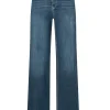 Mac Jeans Denim | Gifts Under £250^Mac Women's Dream Wide Wonder Light Jeans In Authentic Dark Wash 5441