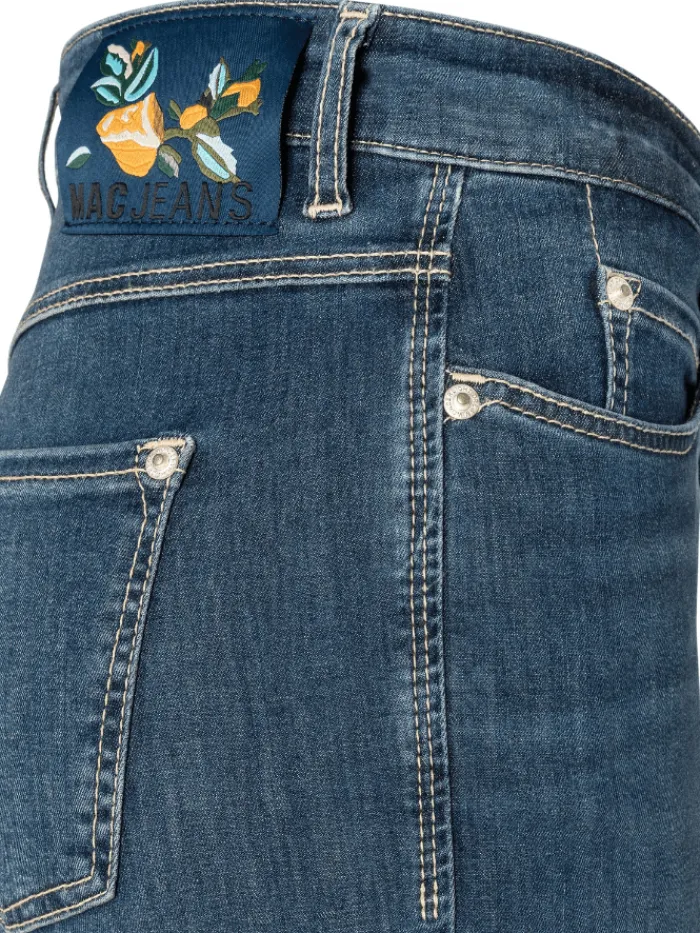 mac_womens_dream_wide_won_2.webp Mac Jeans Denim | Gifts Under £250^Mac Women's Dream Wide Wonder Light Jeans In Authentic Dark Wash 5441