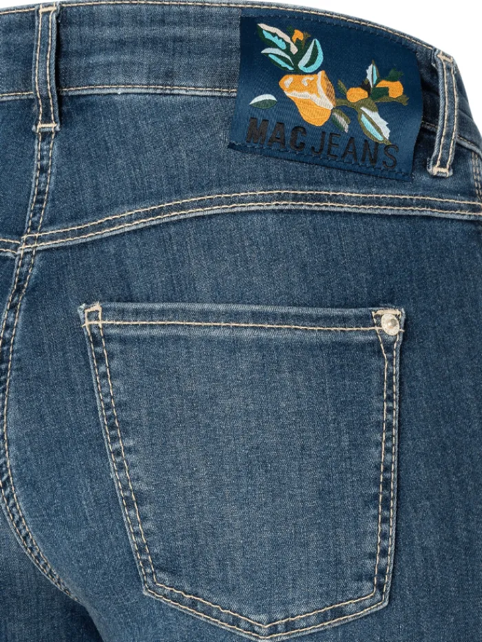 mac_womens_dream_wide_won_5.webp Mac Jeans Denim | Gifts Under £250^Mac Women's Dream Wide Wonder Light Jeans In Authentic Dark Wash 5441