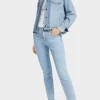 Marc Cain Additions Coats And Jackets | Denim^Baby Blue Denim Jacket UA 31.01 D51 COL 351