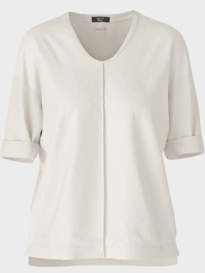 marc_cain_additions_blous_0-1.webp Marc Cain Additions Tops | Gifts Under £250^Blouse In Light Beige WA 55.01 J29 COL 182