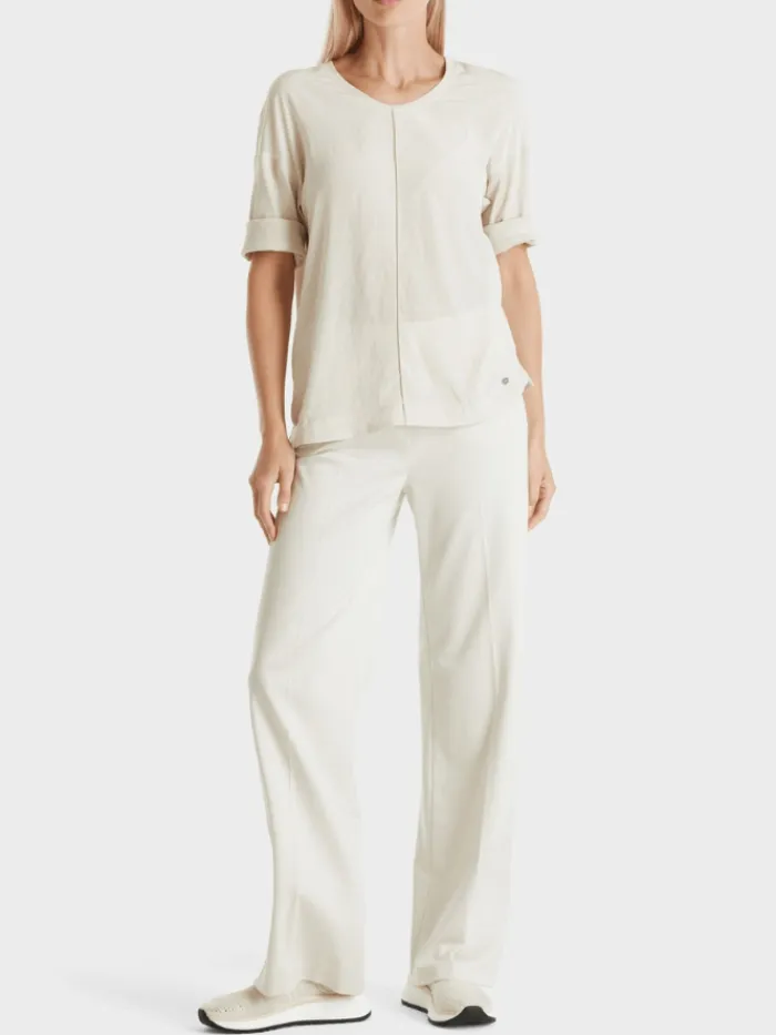 marc_cain_additions_blous_6-1.webp Marc Cain Additions Tops | Gifts Under £250^Blouse In Light Beige WA 55.01 J29 COL 182