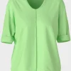 Marc Cain Additions Tops | Gifts Under £100^Casual Blouse Shirt In Apple Green WA 55.01 J29 CO