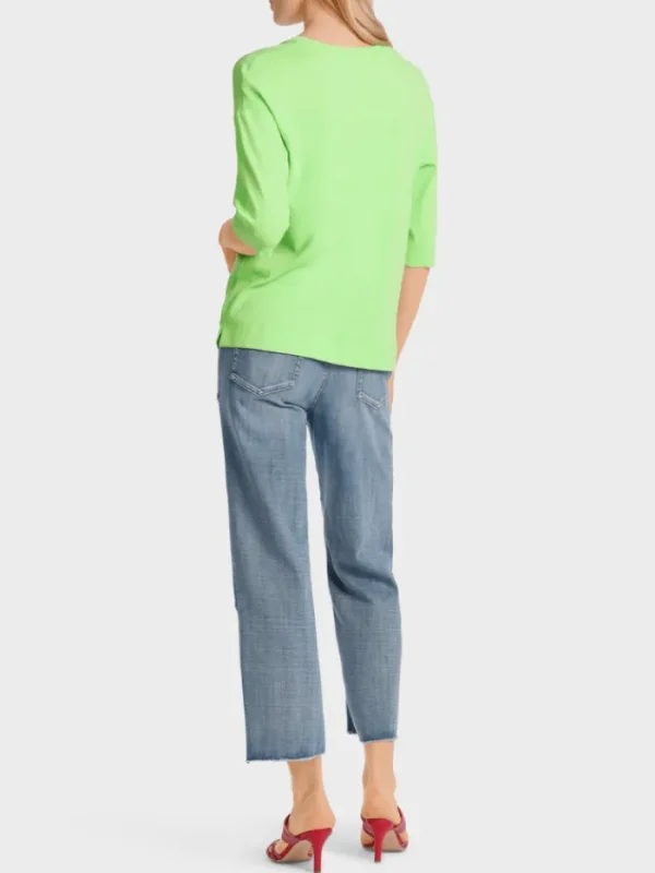 Marc Cain Additions Tops | Gifts Under £100^Casual Blouse Shirt In Apple Green WA 55.01 J29 CO