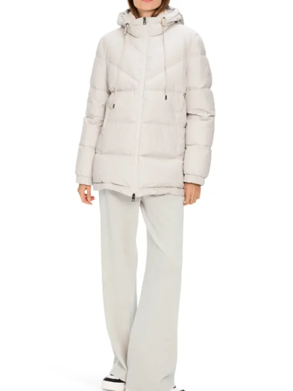 Marc Cain Additions Coats And Jackets | Luxury Gifts^Padded Quilted Coat In Light Beige XA 12.02 W79 CO