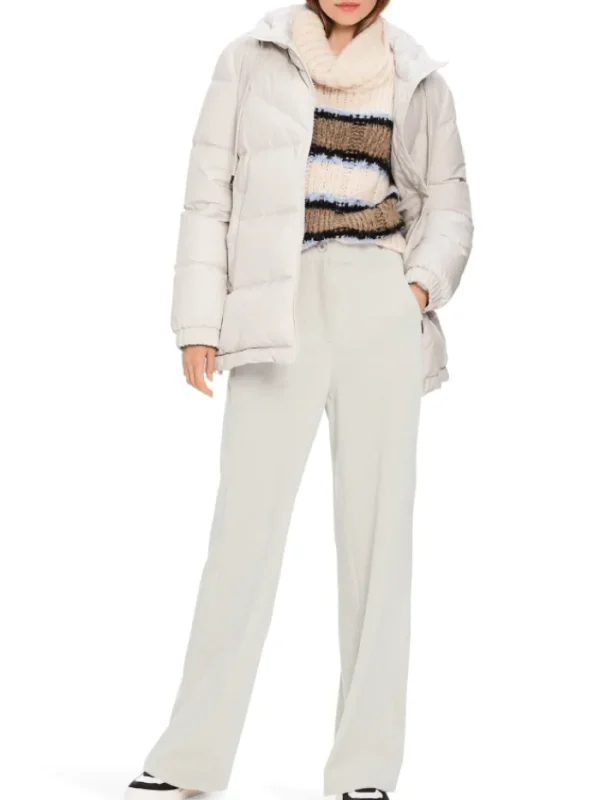 Marc Cain Additions Coats And Jackets | Luxury Gifts^Padded Quilted Coat In Light Beige XA 12.02 W79 CO