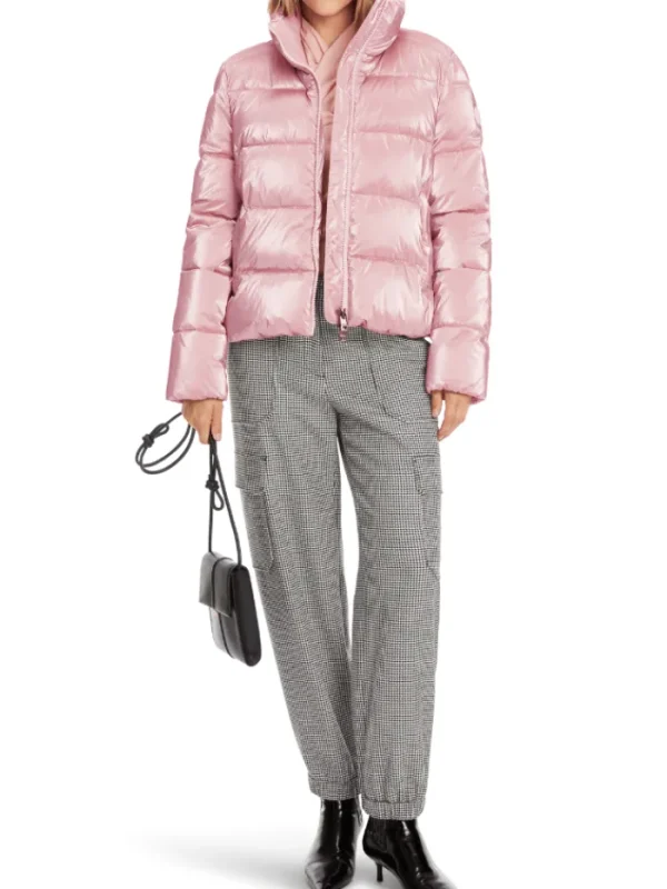 Marc Cain Additions Coats And Jackets | Luxury Gifts^Quilted Short Coat In Warm Rose XA 12.08 W82 Col 2
