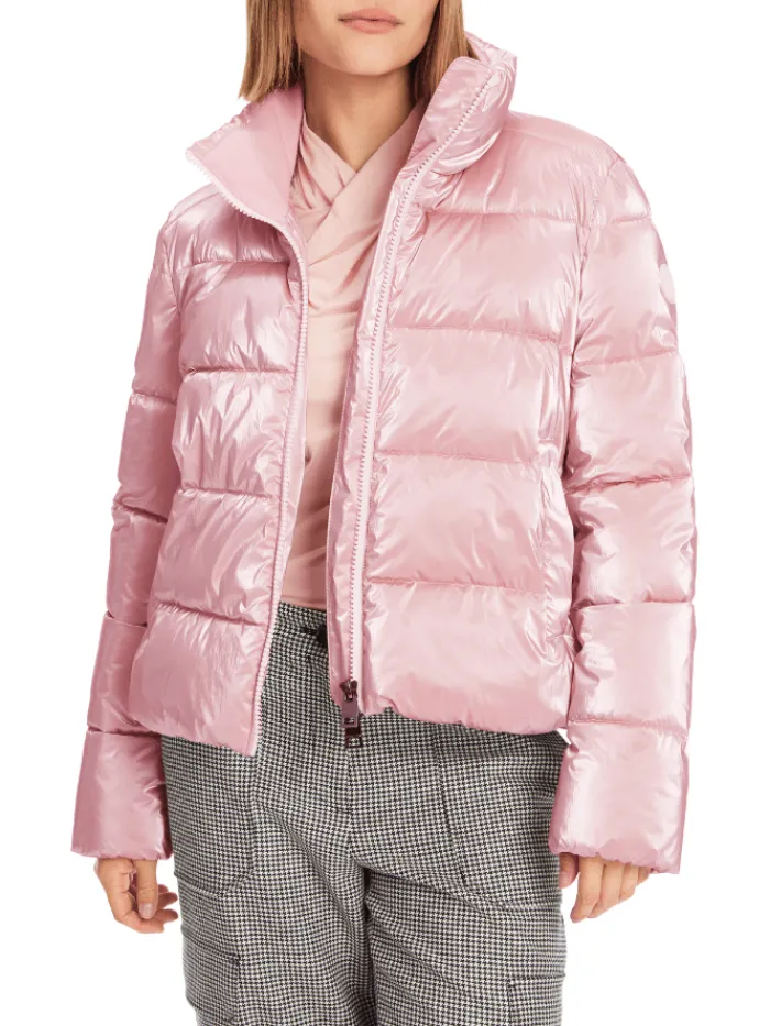 marc_cain_additions_quilt_6.webp Marc Cain Additions Coats And Jackets | Luxury Gifts^Quilted Short Coat In Warm Rose XA 12.08 W82 Col 2