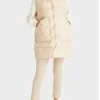 Marc Cain Additions Puffers And Gilets^T Champagne Soft Bisque Padded Gilet TA 37.05 W04