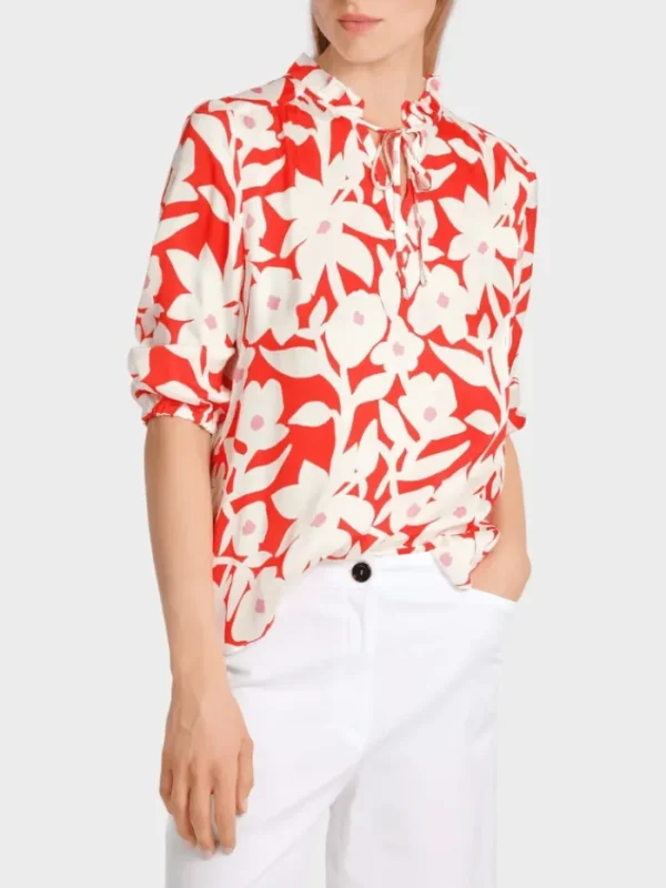 Marc Cain Additions Tops | Gifts Under £100^Viscose Blouse With Print WA 51.09 W18 COL 223