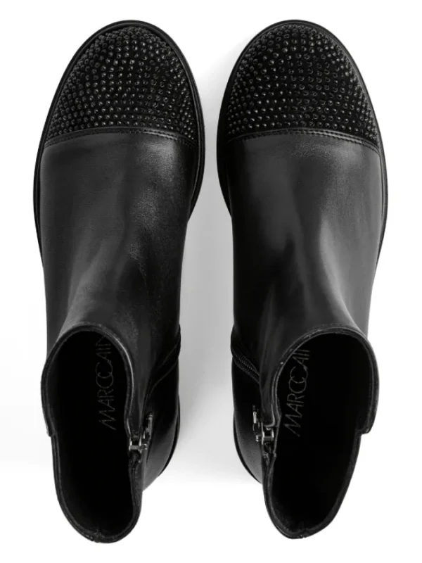 Marc Cain Footwear | Footwear^Black Ankle Boots With Embellishments VB SB.14 L23 COL 900