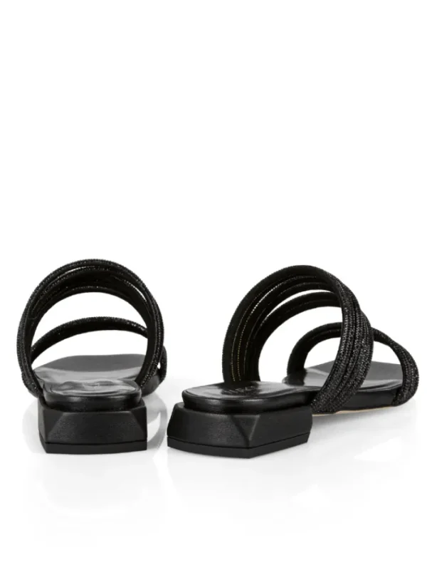 Marc Cain Footwear | Footwear^Black Sparkly Sandals UB SG.08 Z07 COL 900