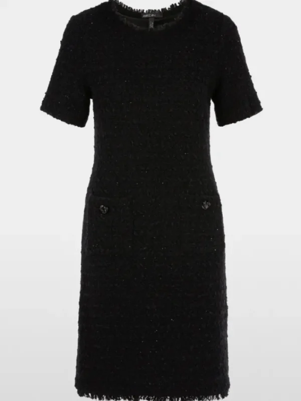 Marc Cain Collections Dresses | Luxury Gifts^Black Knitted Dress XC 21.45 M24 COL 900