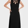 Marc Cain Collections Dresses | Party Wear^Black Tailored Dress With Cut Out VC 21.38 W16 C