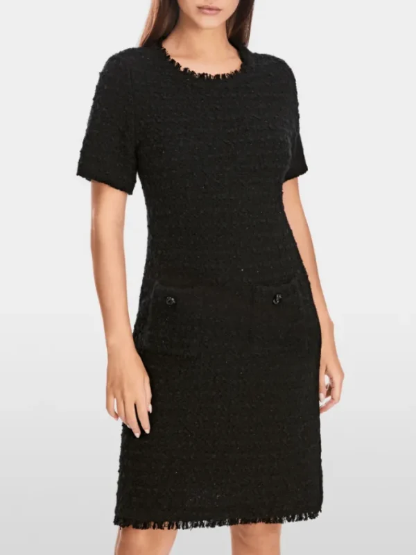 Marc Cain Collections Dresses | Luxury Gifts^Black Knitted Dress XC 21.45 M24 COL 900