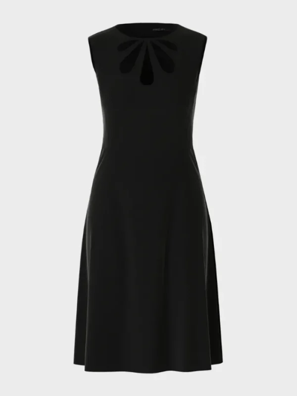 Marc Cain Collections Dresses | Party Wear^Black Tailored Dress With Cut Out VC 21.38 W16 C