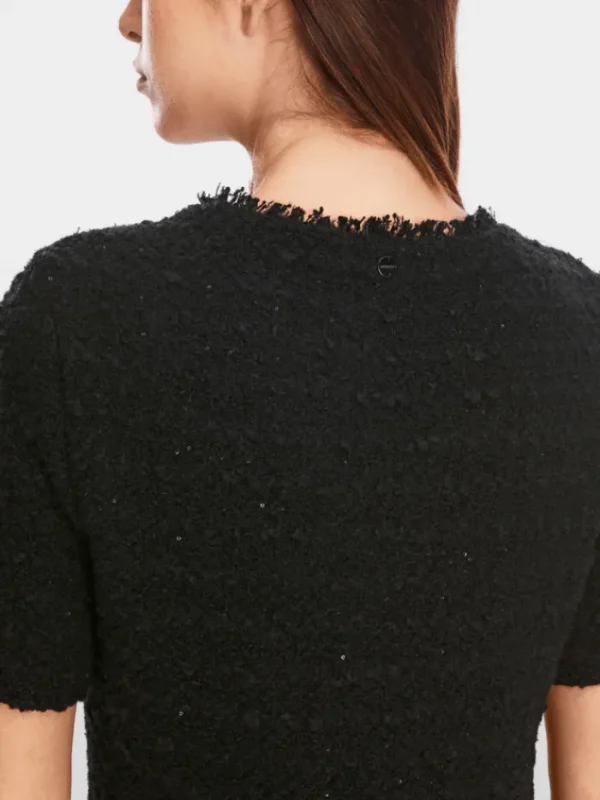 Marc Cain Collections Dresses | Luxury Gifts^Black Knitted Dress XC 21.45 M24 COL 900