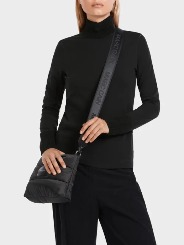 Marc Cain Collections Knitwear | Gifts Under £250^Black Turtleneck Polo Neck Top VC 48.25 J71 COL