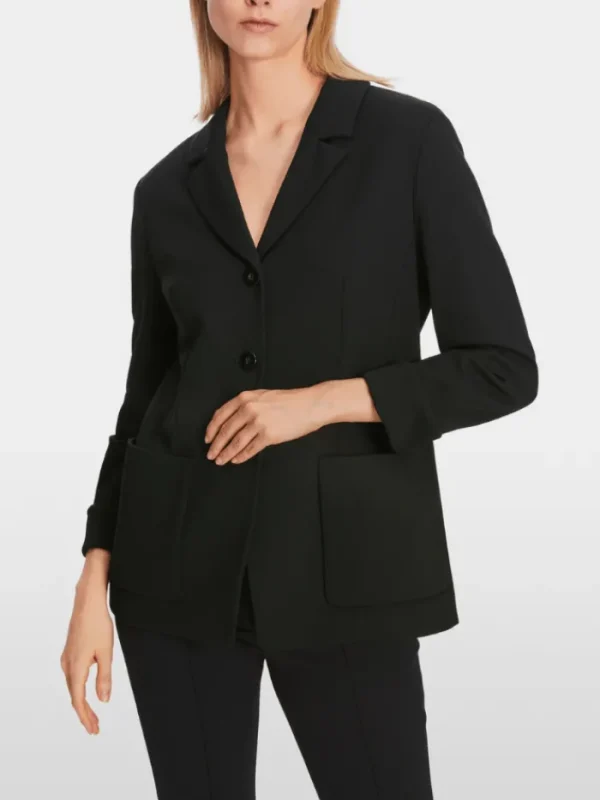 Marc Cain Collections Coats And Jackets^Black Blazer XC 34.28 J20 Col 900