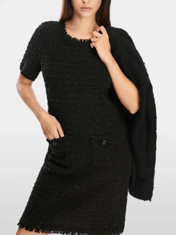 Marc Cain Collections Dresses | Luxury Gifts^Black Knitted Dress XC 21.45 M24 COL 900
