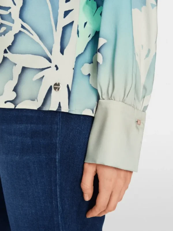 Marc Cain Collections Tops | Gifts Under £250^Blouse With Floral Silhouette Motif XC 51.10 W23