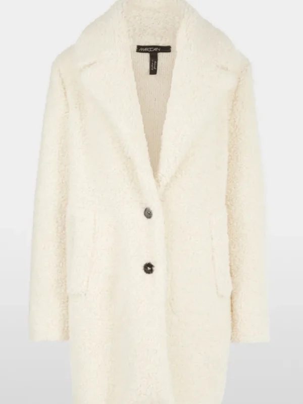 Marc Cain Collections Coats And Jackets | Luxury Gifts^Boucle Coatigan In Ecru XC 39.07 M14 COL 112