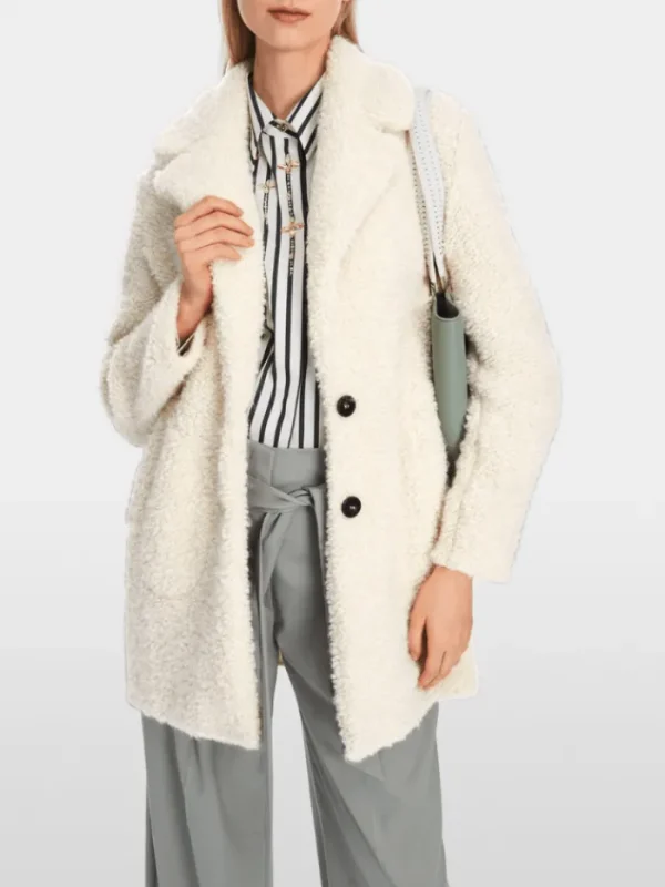 Marc Cain Collections Coats And Jackets | Luxury Gifts^Boucle Coatigan In Ecru XC 39.07 M14 COL 112