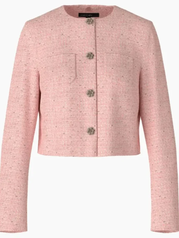 Marc Cain Collections Coats And Jackets | Gifts Under £250^Checked Jacket With Pearl Buttons WC 31.22 W88 C