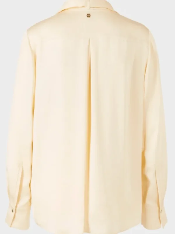 Marc Cain Collections Tops | Gifts Under £100^Cream Blouse With Scoop Neck VC 51.30 W60 COL 11