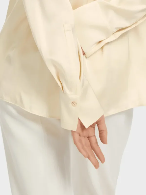 Marc Cain Collections Tops | Gifts Under £100^Cream Blouse With Scoop Neck VC 51.30 W60 COL 11