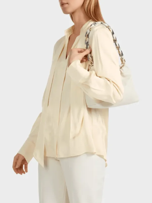 Marc Cain Collections Tops | Gifts Under £100^Cream Blouse With Scoop Neck VC 51.30 W60 COL 11