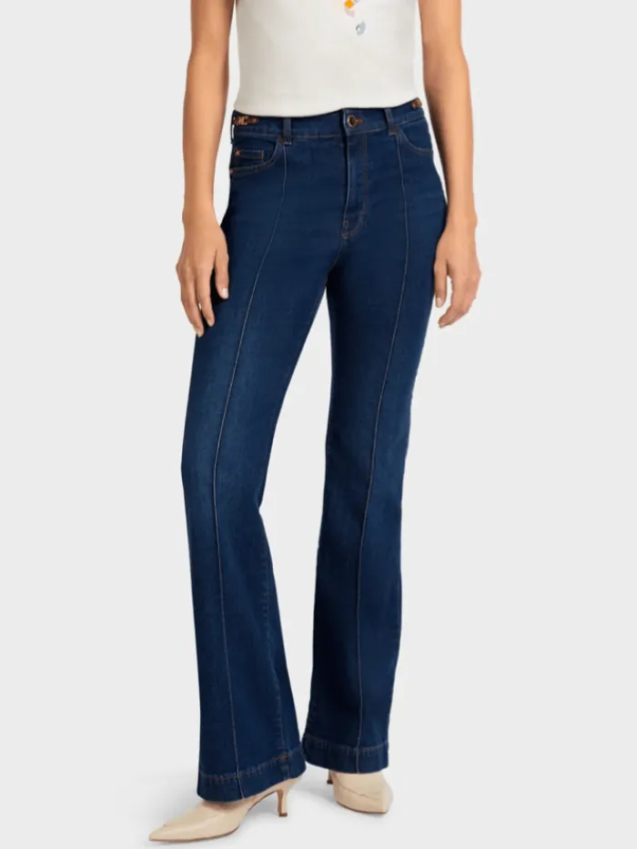marc_cain_collections_dar_0.webp Marc Cain Collections Denim^Dark Denim Flared Jeans UC 82.02 D64 COL 357