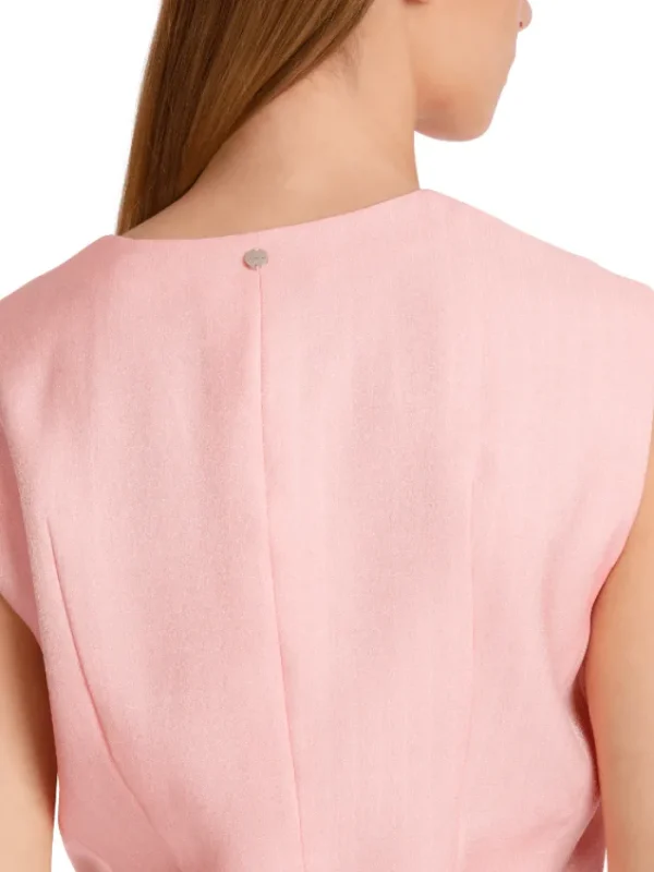 Marc Cain Collections Coats And Jackets | Tops^Double Breasted Fitted Waistcoat In Soft Seashel