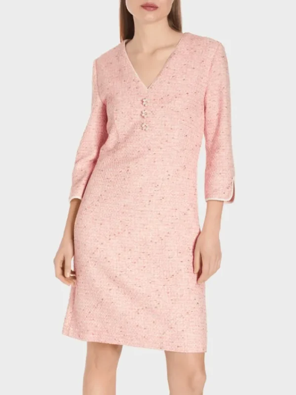 Marc Cain Collections Dresses | Gifts Under £250^Dress In A Structured Check Pattern WC 21.66 W88