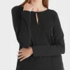 Marc Cain Collections Tops | Gifts Under £100^Elegant Long Sleeve Black Top VC 48.36 J14 COL 9