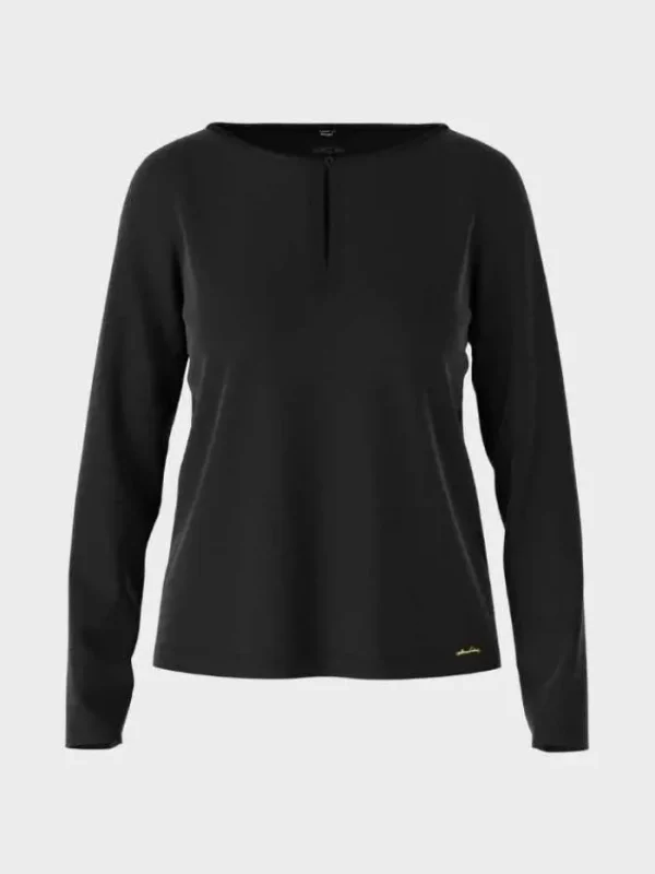 Marc Cain Collections Tops | Gifts Under £100^Elegant Long Sleeve Black Top VC 48.36 J14 COL 9